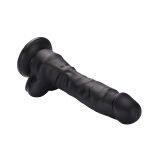 Strap-on Silicone Dildo Simple Silicone Dildo Without BallsSex Adjustable Harness Black Gold Dildo thumbnail-2