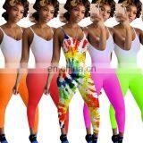 Hot Fashion Women Trendy Wholesale Boutique Gradient Slip Bodycon Sexy Nightclub Skinny Jumpsuits Rompers thumbnail-1