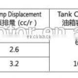 24В 3,0 кВт 3100 об/мин 3,2 см³/об Электрический гидравлический агрегат для штабелировщика thumbnail-3