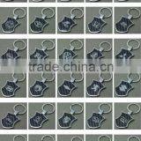 Custom Made Shape & Logo Carbon Fiber Keyring Key Chain thumbnail-2