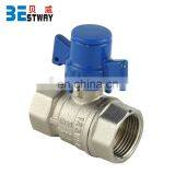 Customized Good Quality Brass Mechanical Lockable Ball Valve With Best Price thumbnail-3