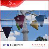 Water Park Equipment Fiberglass Interactive Triple Dumping Buckets With Low Prices thumbnail-4