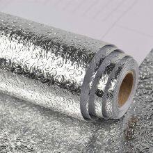 Kitchen Paper Splash Wooden Partition is Peeling is Aluminum Foil in Contact With Paper Sticky Oil Resistant Heat From Wall Post is Suitable for the Working Table Drawer Liners thumbnail-3