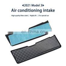 Car Air Inlet For 2021 Tesla Model 3 Filter Cotton External Filter Element Air Conditioning Protection Covers thumbnail-4