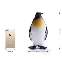 Customize Realistic South Pole Animal Figure King Penguin Toy Aptenodytes Patagonicus Penguin Toy Animal thumbnail-4