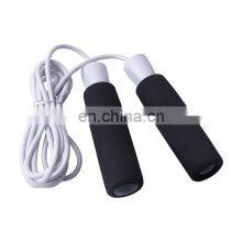 Adjustable Portable Pvc Foam Handle Jump Rope Lightweight Plastic Jumping Rope For Custom Logo thumbnail-1