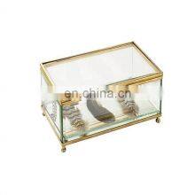 Modern Unique Glass Jewelry Box