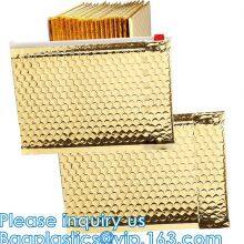 Metallic Foil Bubble Envelope, Ziplock Bubble Bags, Postal Mailing Envelopes, Aluminized Foil Bubble Maile thumbnail-4