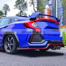 Rear Bumper For Honda Civic Type-R 2016-2020 Car Body Kit China Factory thumbnail-2