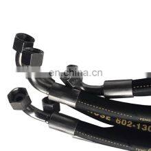 Anti Aging Heavy Construction Machinery Industrial Synthetic Hydraulic Rubber Hose 4SP 4SH 1/4 Inch