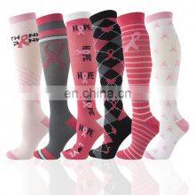Custom Varicose Athletic Animal Fruit Fun Stocking Silver Compression Socks thumbnail-4