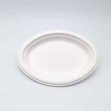 10 Inch Sturdy Greaseproof Microwavable Compostable Disposable Bamboo Fiber Restaurant Party Paper Plate Biodegradable thumbnail-5