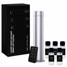 Affordable Full Aluminum Waterless Colorful Night Lighthouse Fragrance Machines Table Cold Air Tech Essential Oil Diffuser thumbnail-5