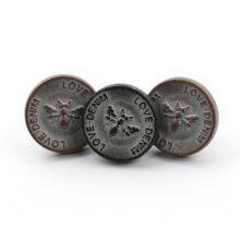 Cheap Price Custom Jeans Button Metal Custom Logo Metal Button for Jeans thumbnail-2