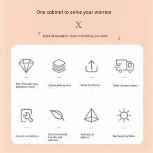 Industrial Metal Display Case With High Capacity Cold Rolled Steel Frame&Remote Sensor Lighting for Berlin Art Gallery, China Manufacturer Custom thumbnail-5