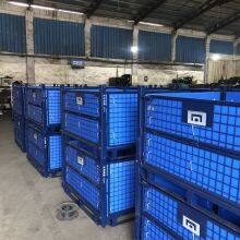 Heavy Duty Welded Wire Mesh Pallet Cage With Casters for Warehouse Storage thumbnail-3