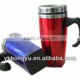 16oz Hot Sale Colorful Stainless Steel Travel Mug thumbnail-1