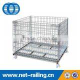 Heavy Duty Foldable Steel Storage Wire Mesh Containers