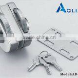 Hot Sale AD-002B Stainless Steel Glass Door Lock thumbnail-1
