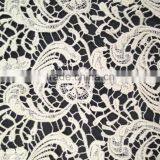 Whole Sale High Quality 100% Cotton Lace Fabric With Flower Design for Garment Accessory thumbnail-4