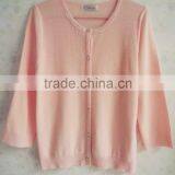 Fashion Colorful Knitting Sweater Top Crew Neck Cardigan for Lady's Wear thumbnail-5