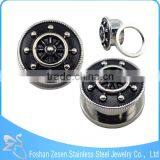 Professional Factory Stainless Steel Casting Eagle Ear Plugs Extender Ear Lobe Piercing Jewelry thumbnail-5