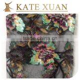 Indian Beaded Tulle Embroidery Bridal Laces Fabrics thumbnail-3