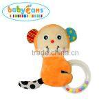 Babyfans Cute Design Baby Rattle Toy Soft Plush Animal Baby Toys Baby Rattle Toys thumbnail-5