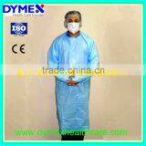 High Quality Disposable Fluid Resistance PE Solation Gown thumbnail-1