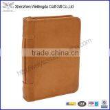 Loose-leaf Agenda 3 Ring Binder With Zip Closure Faux Leather Notebook Holder