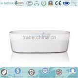 High-end Artificial stone Rectangle glass bathtub