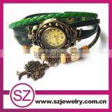 SWH 0620-5 China wholesale fashion vintage genuine tree charm fashion teenage girls watch