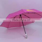 Character of Plastic Handle Automatic Folding Umbrella thumbnail-1