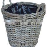 Kubu Rattan Basket Grey thumbnail-1