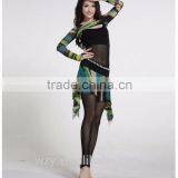 Flower Printing Young Girl Belly Dancing Clothes Cheap / 2015 New Style Belly Dance