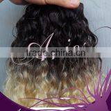 Brazilian Ombre Hair Extensions Two Tone Human Hair Weft thumbnail-3