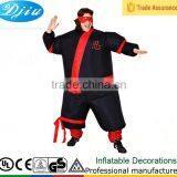 DJ-CO-166 black dress Ninja type cosplay inflatable Warrior costume party jumpsuit