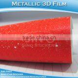 5FTx65.6FT Fast Delivery New Metallic 3D Red Car Body Decorative Paper thumbnail-1