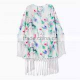 Wholesale Printing Design With Tassels Polyester Kaftan 2016 thumbnail-2