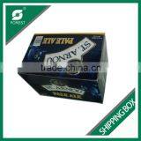 COLOR PRINTED WINE BOTTLE CARDBOARD WHOLESALE SHIPPING BOXES 24 BOTTLES BEER SHIPPING BOX WITH DIVIDERS Quality Choice thumbnail-6