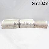 Cement Pots for Wholesale Indoor Petal Shape Flower Pot thumbnail-5