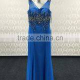 Factory Directly Sell Heavy Beaded Turquoise Blue Bridesmaid Dresses thumbnail-6