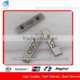 Antique Silver Metal Brand Zinc Alloy Name Label for Purse thumbnail-1