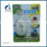 Paint it Yourself Diy Non-toxic Ceramic Egg Shape Paint Set for Children