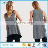 Custom Service Ladies Long Tank Tops Latest Design Pictures of Girls Cotton Tops thumbnail-1