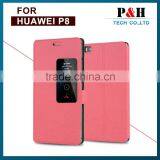Flip Window View Leather Case For Huawei Ascend p8 thumbnail-4
