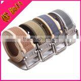 Male Thickening Canvas Casual Men's Woven Belt Buckle Bicyclic thumbnail-1