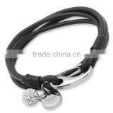 china new innovative product designers leather bracelet bracelet 2013