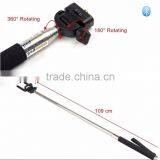 High Quality Wireless Monopod Selfie Stick, With Bluetooth Remote Shutter for Iphone 6 & 6 Plus thumbnail-4