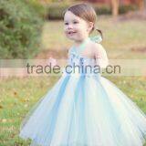 Lovely Latest Style Lace Appliqued Latest Dress Designs for Flower Teenage Girls Layered Flower Girl Dress thumbnail-4